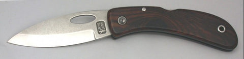 Boye Custom Cobalt Lockback Folding Knife.