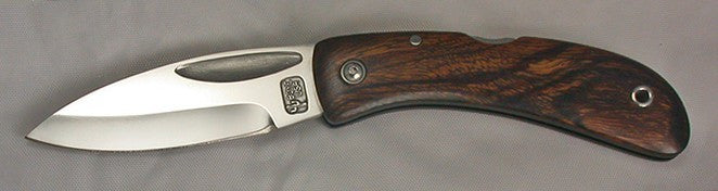 Boye Custom Cobalt Prophet Lockback Folding Pocket Knife.