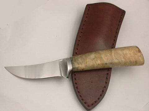 3 inch Trailing Point Skinner with Dendritic Cobalt Blade.
