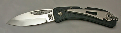 Boye Cobalt Sunburst Lockback Folding Pocket Knife with Marlin Spike.