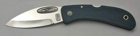 Boye Cobalt Blue Whale Lockback Folding Pocket Knife with Blue Handle - 2.