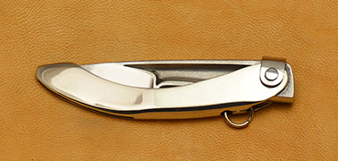 Boye Mini-Tweezerlock Folding Pocket Knife with Dendritic Cobalt Blade.