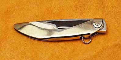 Boye Mini-Tweezerlock Folding Pocket Knife with Plain Etched Blade & Cocobolo Inlay.