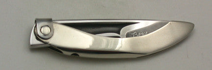 Boye Mini-Tweezerlock Folding Pocket Knife with 'Lescaux Bison' Etching.