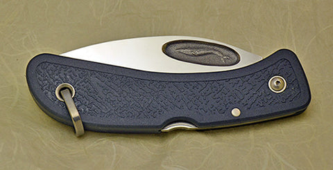Boye Cobalt Blue Whale Lockback Folding Pocket Knife with Blue Handle -3.