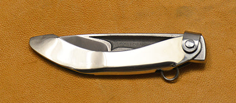 Boye Mini-Tweezerlock Folding Pocket Knife with Dendritic Cobalt Blade.