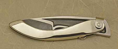 Boye Large Tweezerlock Folding Pocket Knife with Plain Etched Blade - 11.