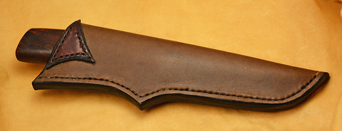 4 inch Dropped Point Hunter with Dendritic Cobalt Blade and Cocobolo Handle.
