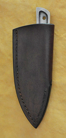 Boye Basic 2 Cobalt with Brown Leather Pouch Sheath.
