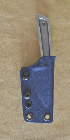 Boye Basic 1 Cobalt with Blue Kydex Sheath & Spyderco Belt Clip
