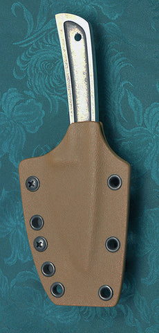Boye Basic 2 Cobalt and Coyote Brown Kydex Sheath with TekLok.