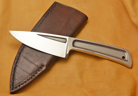 Boye Basic 3 Cobalt with Leather Sheath and Leather Belt Loop.