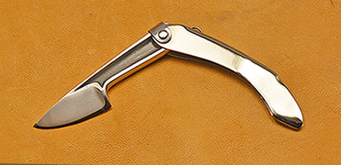 Boye Mini-Tweezerlock Folding Pocket Knife with Dendritic Cobalt Blade.