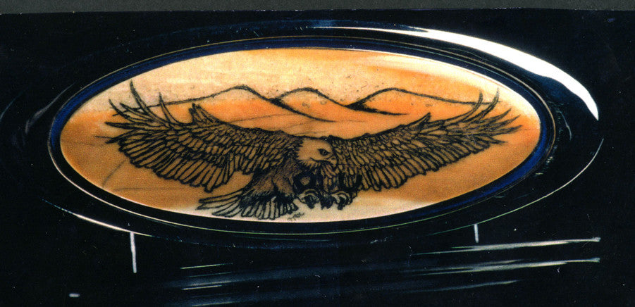 Scrimshaw sales belt buckle