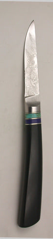 3 inch Paring Knife with 'Hummingbirds' Etching - 2.