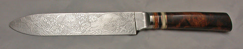 6.5 inch Sandwich Knife with 'Kitties in the Tree' Etching.