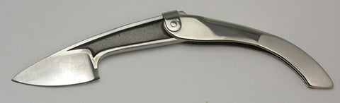 Boye Large Tweezerlock Folding Pocket Knife with Plain Etched Blade - 5.