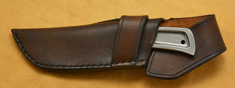 Boye Basic 3 Cobalt Light with Horizontal Carry Leather Sheath