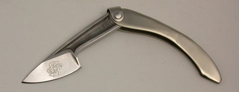 Boye Mini-Tweezerlock Folding Knife with 'Circular Rainbird' Etching.