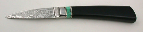2.5 inch Persona Paring Knife with 'Tsunami' Etching.