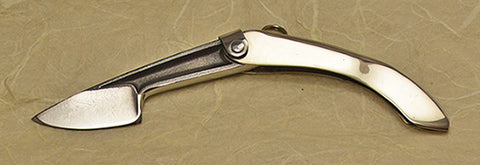 Boye Mini-Tweezerlock Folding Pocket Knife with Plain Etched Blade - 4.