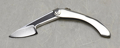 Boye Mini-Tweezerlock Folding Pocket Knife with Plain Etched Blade & African Blackwood Inlay-2.