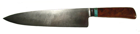 10 inch Chef's Knife with Plain Etched Blade.