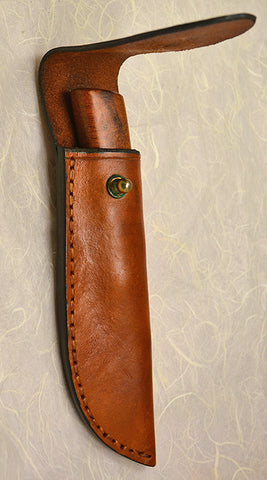 3 inch Dropped Edge Utility Knife with Plain Etched Blade.