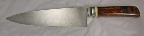 8 inch Chef's Knife with Plain Etched Blade - 4.