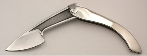 Boye Large Tweezerlock Folding Knife with Plain Etched Blade.