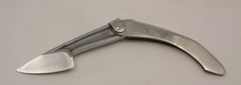 Boye Mini-Tweezerlock Folding Knife with Plain Etched Blade.