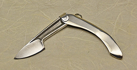 Boye Mini-Tweezerlock Folding Pocket Knife with Plain Etched Blade - 2.