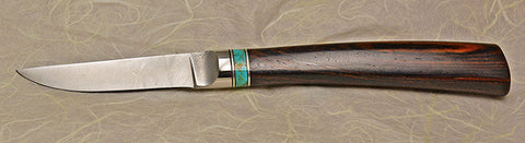 3 inch Paring Knife with Plain Etched Blade - 5.