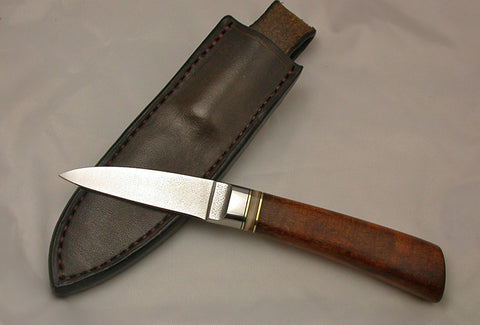 2.5 inch Boye/Loveless Persona with Plain Etched Blade and Ironwood Handle.