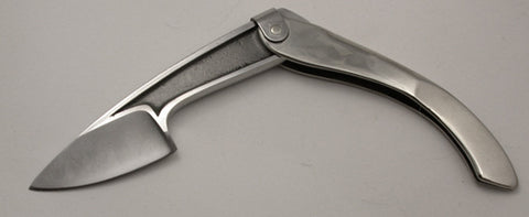 Boye Large Tweezerlock Folding Pocket Knife with Plain Etched Blade - 8.