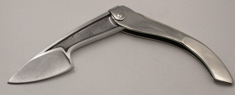 Boye Large Tweezerlock Folding Pocket Knife with Plain Etched Blade - 9.