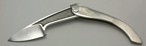 Boye Large Tweezerlock Folder with Plain Etched Blade.