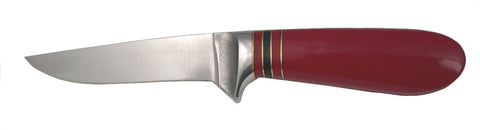 4 inch Dropped Point Hunter with Plain Etched Blade - 4.