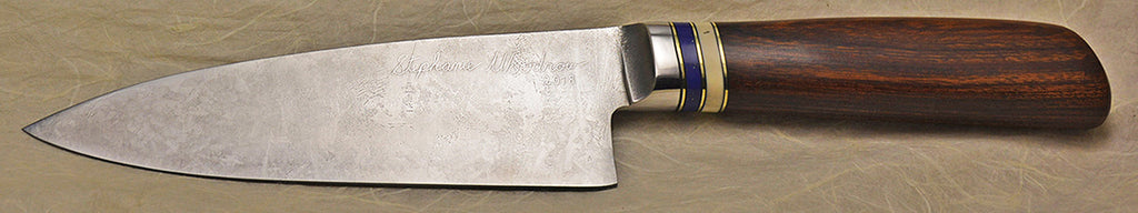 6 inch Chef's Knife with Stephanie Woodrow Signature.